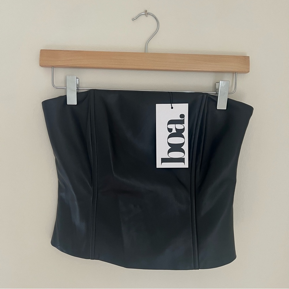 boa Because Of Alice Tailored Leather Strapless Bodice